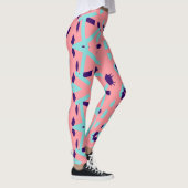 Multicolor abstract patroon "Ratti_Creative_Arts" Leggings (Rechts)
