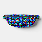 Multicolor Abstract Pixel Patroon Heuptasje (Liggend)