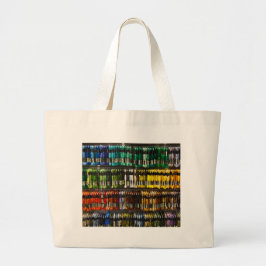 Multicolor Abstract Weave Grote Tote Bag