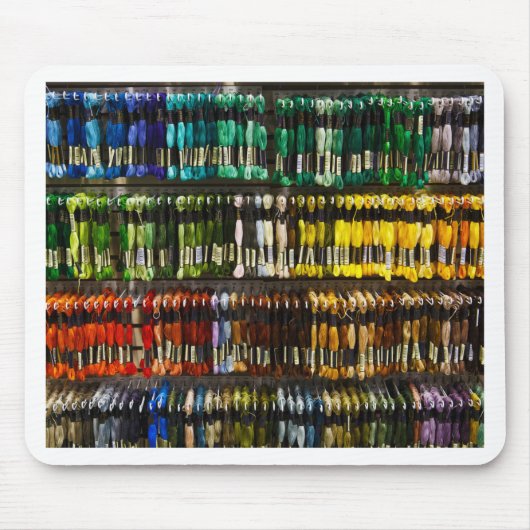 Multicolor Abstract Weave Muismat (Voorkant)