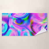 Multicolor abstracte achtergrond. Kleurrijk patroo Badhanddoek (Badhanddoek)
