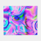 Multicolor abstracte achtergrond. Kleurrijk patroo Fleece Deken (Voorkant (Horizontaal))