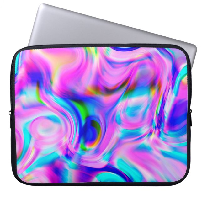 Multicolor abstracte achtergrond. Kleurrijk patroo Laptop Sleeve (Voorkant)