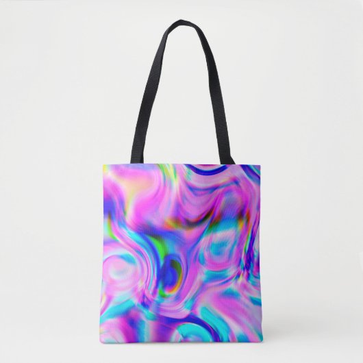 Multicolor abstracte achtergrond. Kleurrijk patroo Tote Bag (Voorkant)