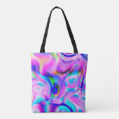 Multicolor abstracte achtergrond. Kleurrijk patroo Tote Bag (Achterkant)