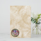 Multicolor Abstracte Bubble Mandala Briefpapier (Staand voorkant)