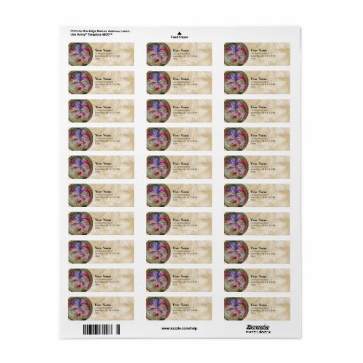 Multicolor Abstracte Bubble Mandala Etiket (Full Sheet)