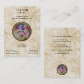 Multicolor Abstracte Bubble Mandala Visitekaartje (Voorkant / Achterkant)