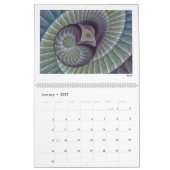 Multicolor Abstracte Fractals 2027 Kalender (Jan 2027)