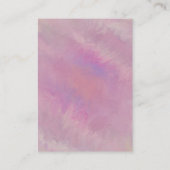 Multicolor Abstracte Kaleidoscoop Mandala Visitekaartje (Achterkant)