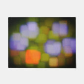 Multicolor Abstracte verf Deurmat (Voorkant)