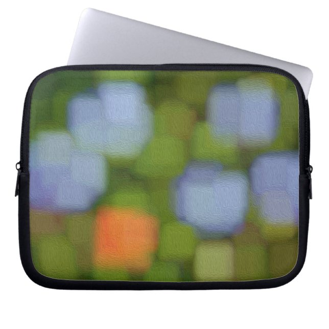 Multicolor Abstracte verf Laptop Sleeve (Voorkant)