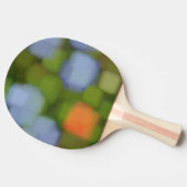 Multicolor Abstracte verf Tafeltennisbatje (Zijkant)