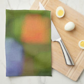 Multicolor Abstracte verf Theedoek (Quarter Fold)