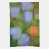 Multicolor Abstracte verf Theedoek (Verticaal)