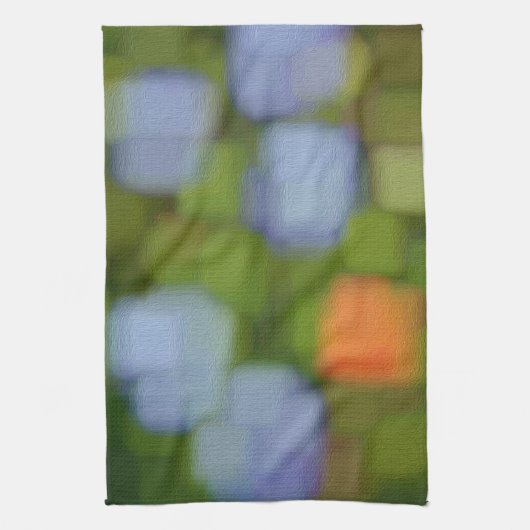Multicolor Abstracte verf Theedoek (Verticaal)