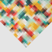 Multicolor Abstracte verf Tissuepapier (Detail)