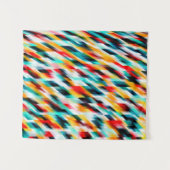 Multicolor Abstracte verf Wandkleed (Voorkant (horizontaal))