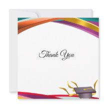 Multicolor Afstuderen Hartelijk dank
