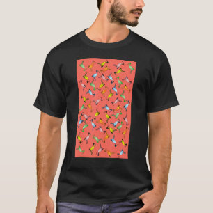 Multicolor Australian Bin Chicken Pattern op Orang T-shirt
