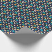 Multicolor auto's Cartoon Cadeaupapier (Hoek)