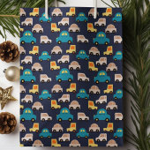 Multicolor auto's Cartoon Groot Cadeauzakje