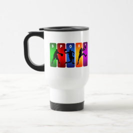 Multicolor Basketball Emblem Reisbeker