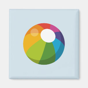 Multicolor Beach-band Magneet