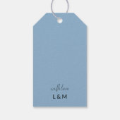 Multicolor Beach Scene gepersonaliseerde foto Cadeaulabel (Achterkant)