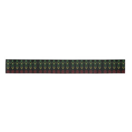 Multicolor Black History Maand Geography Ribbon Satijnen Lint