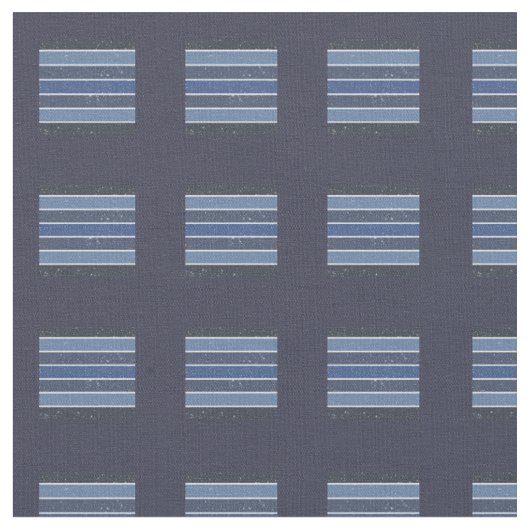 Multicolor Blue Stripe Stof (Close Up)
