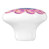 Multicolor Bohemian Floral Ceramic Knob. Keramische Knop (Zijkant)