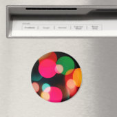Multicolor Bokeh Party Magneet (Insitu (Vaatwasser))