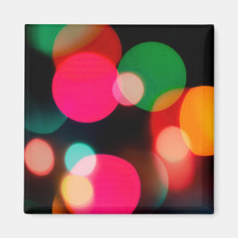 Multicolor Bokeh Party Magneet