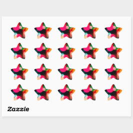 Multicolor Bokeh Party Sticker