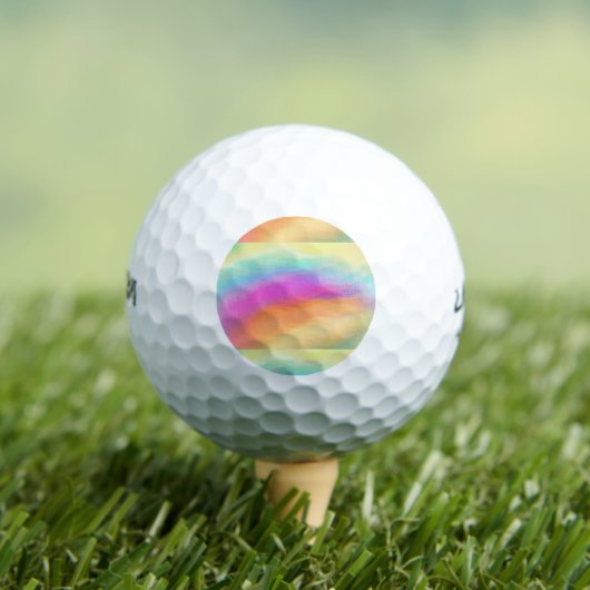 Multicolor Bright Golf Ball Golfballen (Insitu Shirt)