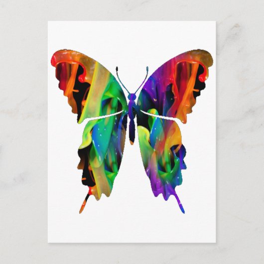 MULTICOLOR BUTTERFLES PRODUCTEN BRIEFKAART (Voorkant)