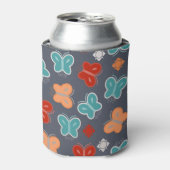 Multicolor Butterfly Blikjeskoeler (Blikje Voorkant)