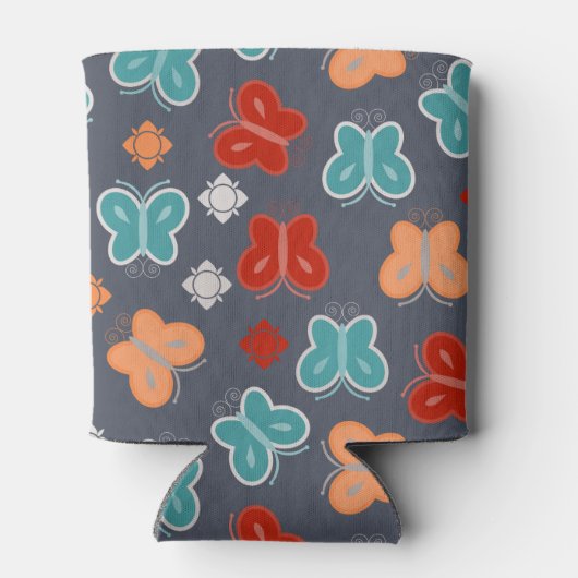 Multicolor Butterfly Blikjeskoeler (Achterkant)