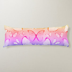 Multicolor Butterfly Print Body Pillow Lichaamskussen