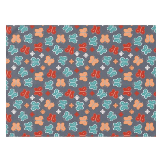 Multicolor Butterfly Tafelkleed (Voorkant (Horizontaal))