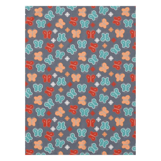 Multicolor Butterfly Tafelkleed (Voorkant)