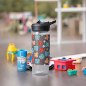 Multicolor Butterfly Waterfles