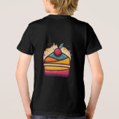 Multicolor Cakedesign Bella+Canvas Tri-Blend Tri-Blend Shirt (Achterkant)