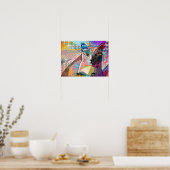 Multicolor Cat 676 Patronen Poster (Keuken)