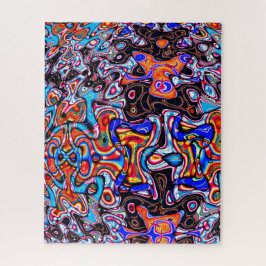 Multicolor Chaos Abstracte puzzel