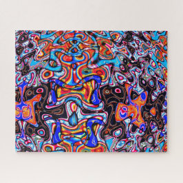 Multicolor Chaos Abstracte puzzel