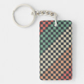 Multicolor Checkered Style Sleutelhanger (Voorkant)