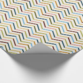 MultiColor Chevron Wrapping Paper Cadeaupapier (Hoek)