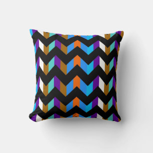 Multicolor Chevron Zigzag 6 Kussen